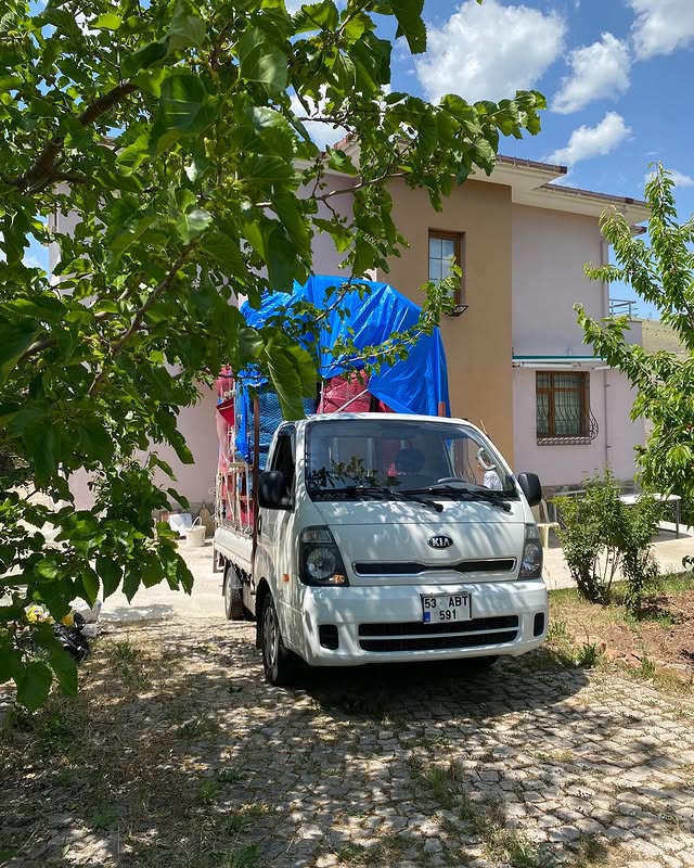 Rize çevresinde yük taşımacılığı